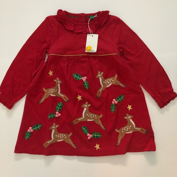 NWT Mini Boden Jersey Appliqué Dress - Picture 5 of 10